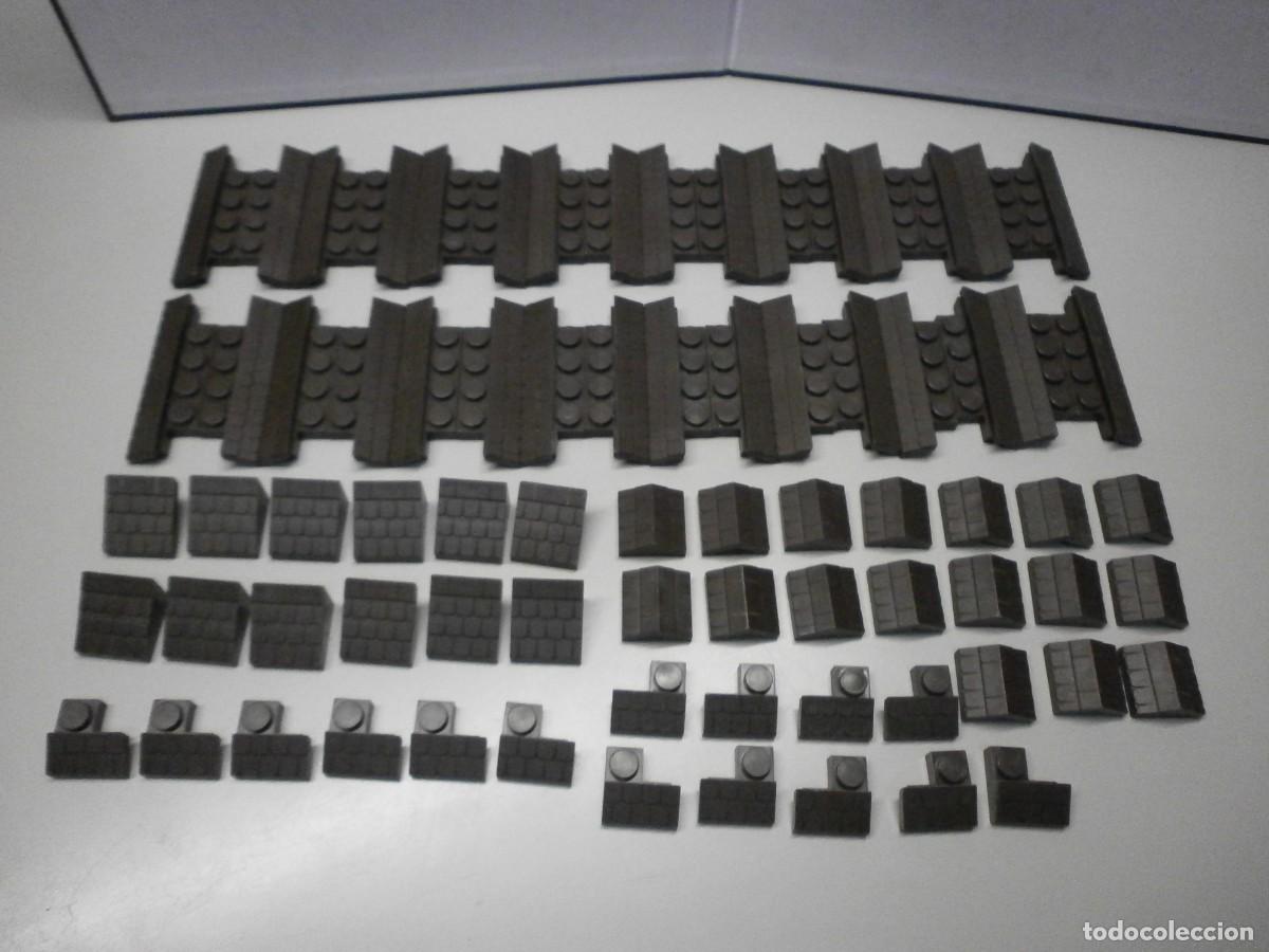 Juguetes antiguos Exin: gran lote de 76 piezas exinwest exin west tejado todo original