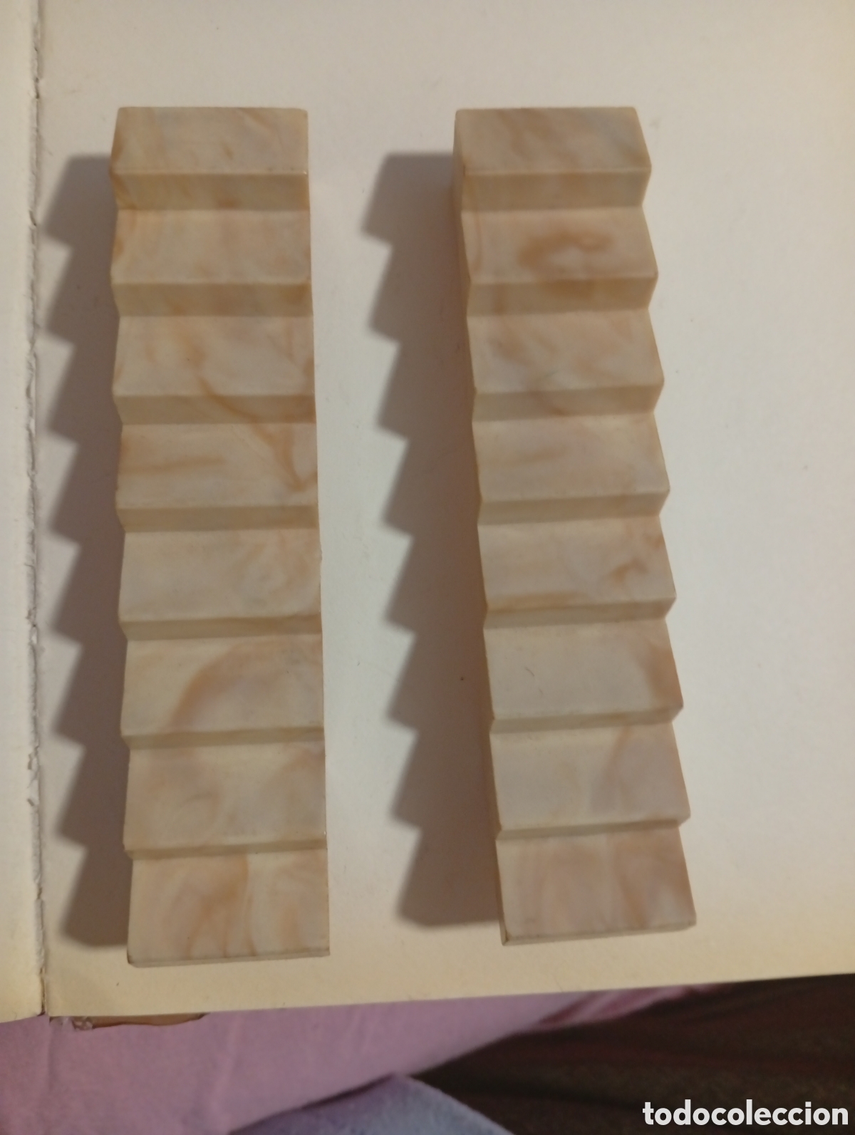 Juguetes antiguos Exin: 2 escaleras exin castillo perfecto estado