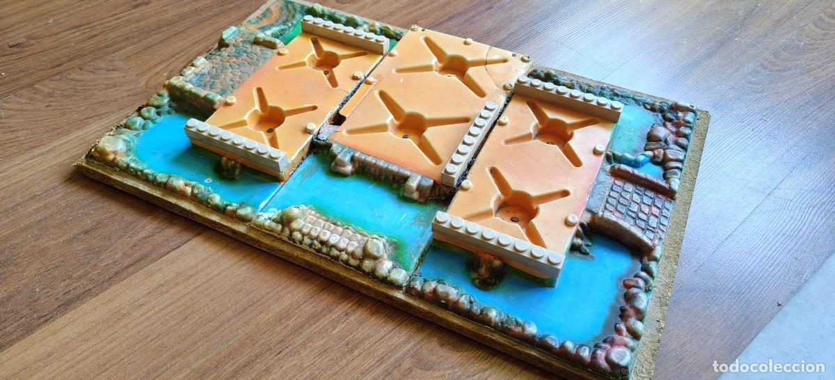 Juguetes antiguos Exin: Bases Exin Castillos Serie Azul n&ordm; 3