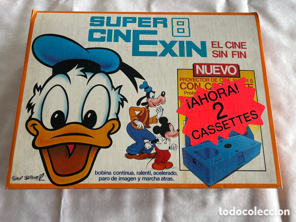Juguetes antiguos Exin: Estupendo Super 8 Cinexin. Walt Disney