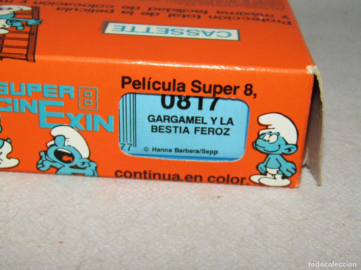 Juguetes antiguos Exin: Antigua Pel&iacute;cula Casette de CINEXIN el Naranja de EXIN con GARGAMEL Y LA BESTIA FEROZ