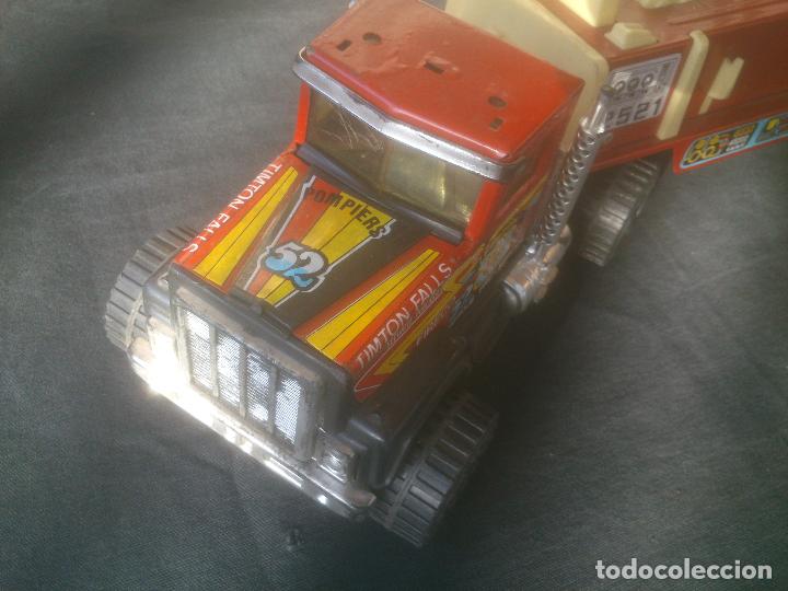 Juguetes antiguos Goz&aacute;n: Cami&oacute;n gozan bomberos - Foto 2