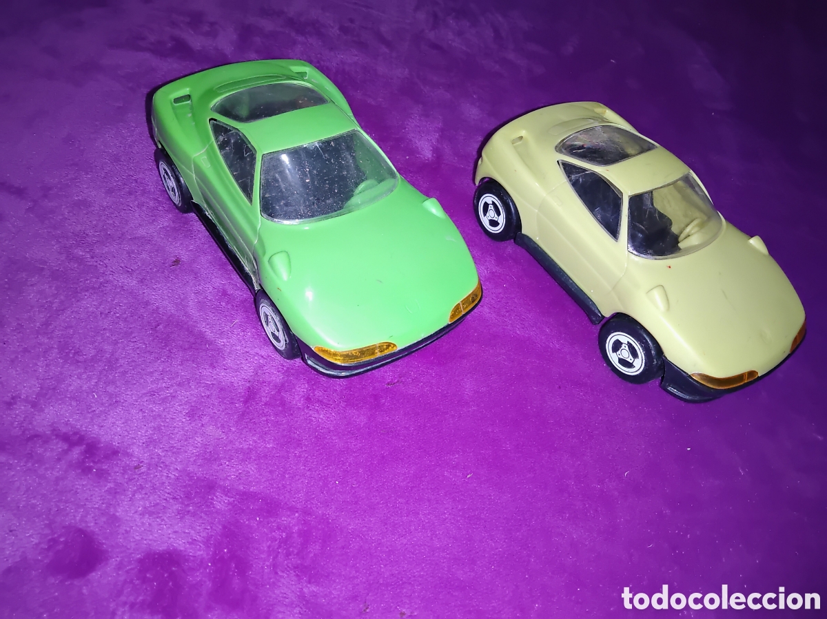 Juguetes antiguos Goz&aacute;n: GOZAN, 2 COCHES DE PL&Aacute;STICO - Foto 1