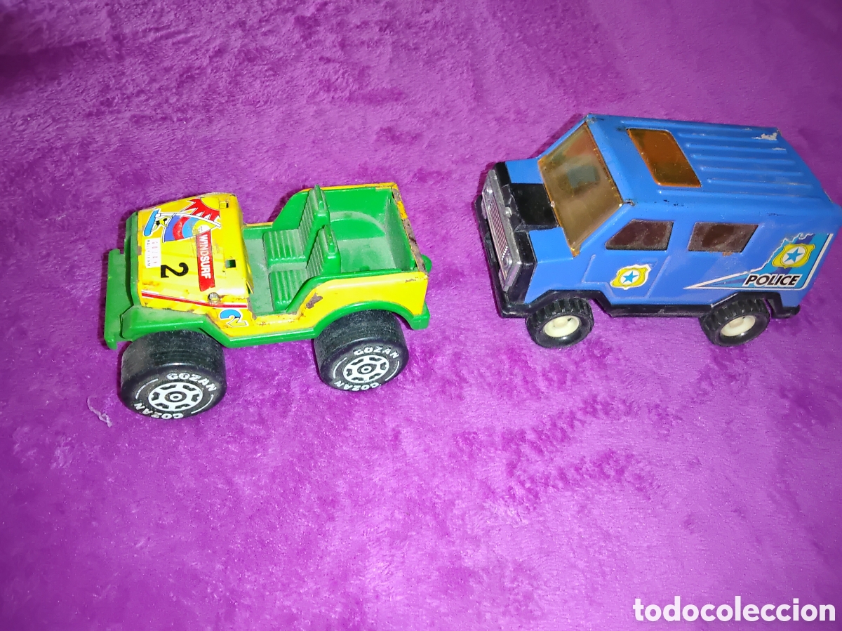 Juguetes antiguos Goz&aacute;n: LOTE DE 2 COCHES GOZAN - Foto 3