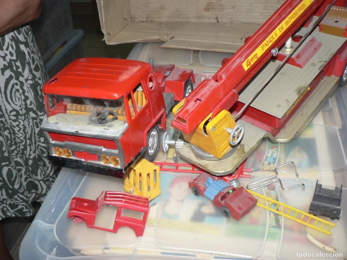 Juguetes antiguos Goz&aacute;n: CAMION DE BOMBEROS DE GOZAN - Foto 7