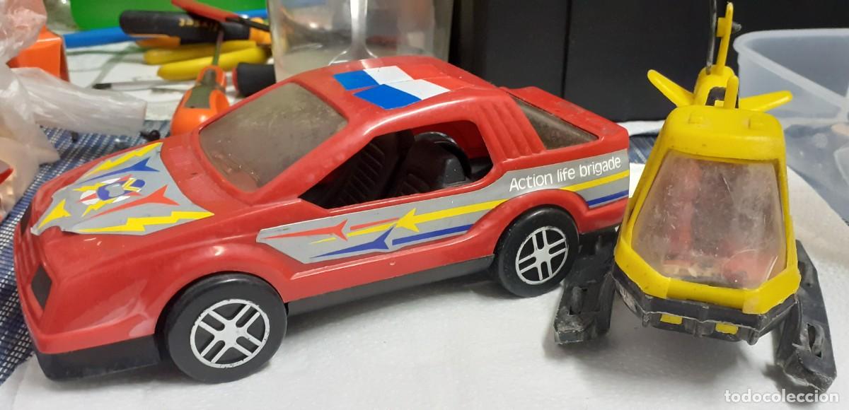 Juguetes antiguos Goz&aacute;n: Goz&aacute;n - Coche Cobra Rojo - Foto 4