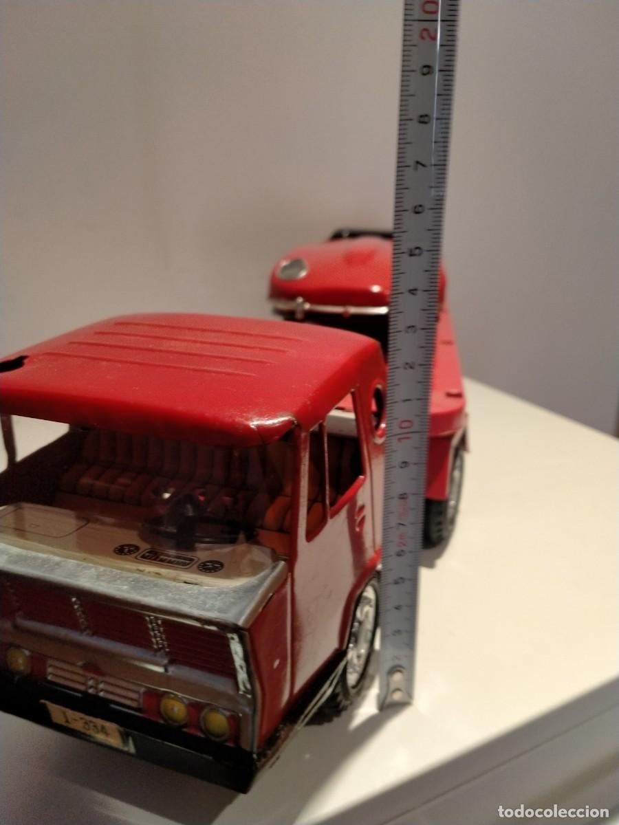 Juguetes antiguos Goz&aacute;n: Cami&oacute;n Gozan plataforma con coche - Foto 8
