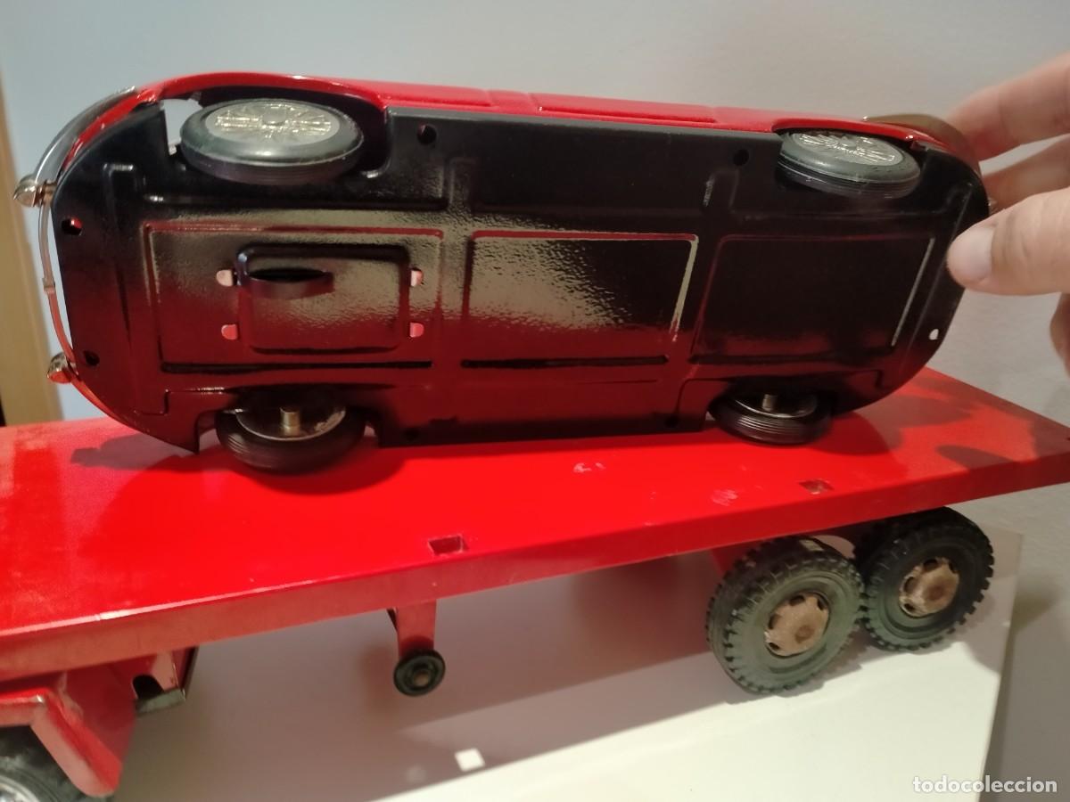 Juguetes antiguos Goz&aacute;n: Cami&oacute;n Gozan plataforma con coche - Foto 10