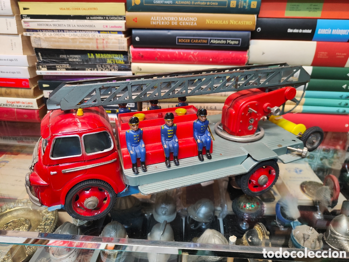 Brinquedos antigos Goz&aacute;n: RARO CAMI&Oacute;N DE BOMBEROS GOZAN