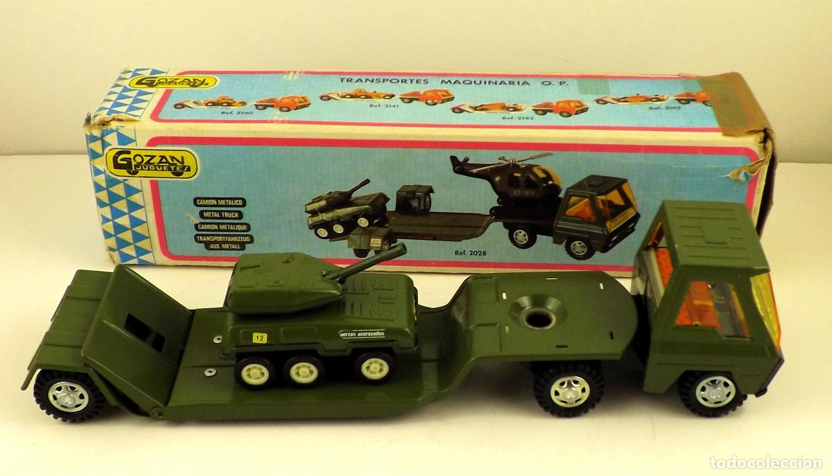 Juguetes antiguos Goz&aacute;n: Goz&aacute;n transporte militar ref. 2028