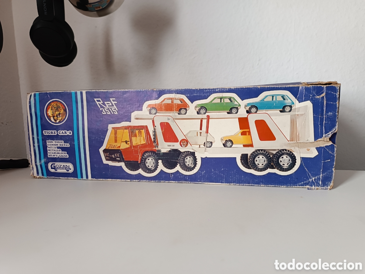 Juguetes antiguos Goz&aacute;n: CAMI&Oacute;N GOZAN CON CAJA - Foto 2