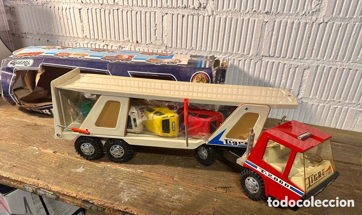 Juguetes antiguos Goz&aacute;n: CAMI&Oacute;N TIGRE GOZ&Aacute;N. RENAULT 5. A ESTRENAR. &Eacute;poca Rico, Pay&aacute;, Jyesa&hellip;