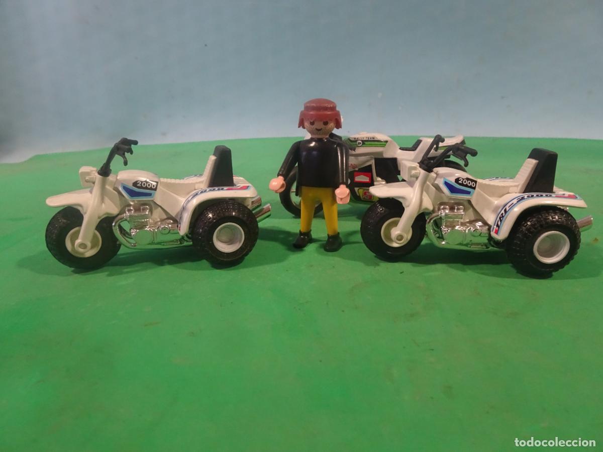 Juguetes antiguos Goz&aacute;n: GOZAN -LOTE DE 2 QUAD Y MOTO ,NUEVOS