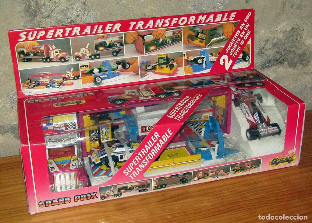Juguetes antiguos Goz&aacute;n: SUPERTRAILER TRANSFORMABLE GRAND PRIX - NUEVO Y EN SU CAJA ORIGINAL