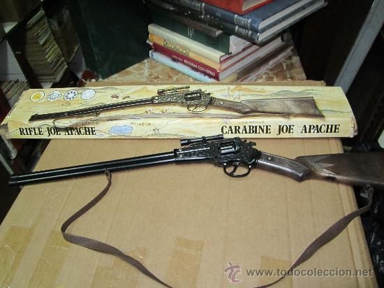 Juguetes antiguos Joal: rifle joe apache de joal en caja - Foto 1