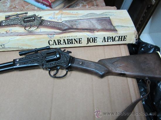 Juguetes antiguos Joal: rifle joe apache de joal en caja - Foto 2