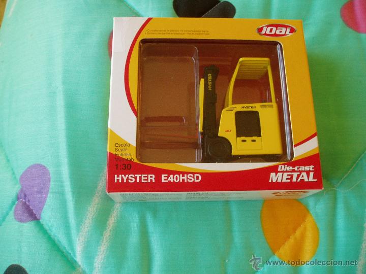 Juguetes antiguos Joal: JOAL ELEVADORA HYSTER E40HSD ESCALA 1 : 30 NUEVA - Foto 1