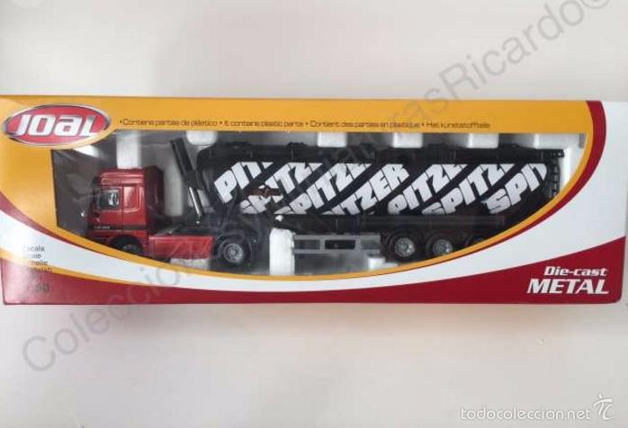 Camion JOAL 1/50 Mercedes Actros + Semi-remorque Pulvé SPITZER Eurovrac - Occasion