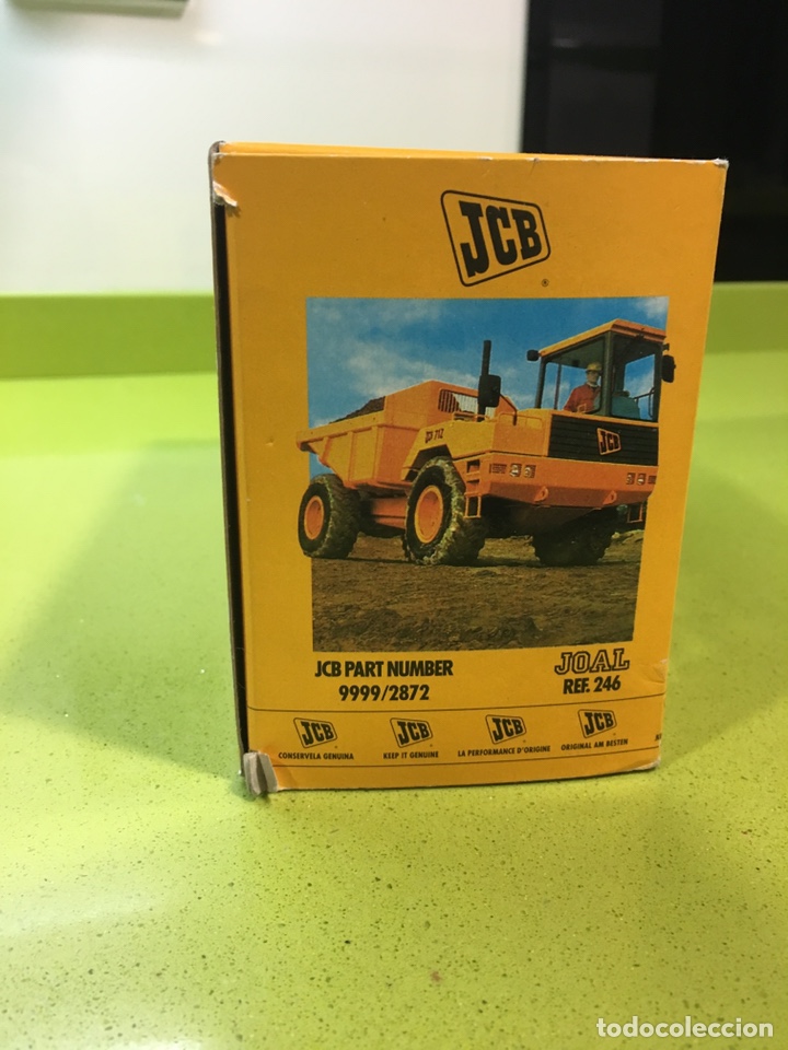 Juguetes antiguos Joal: Dumper JCB 712 Joal, gr&uacute;a - Foto 2