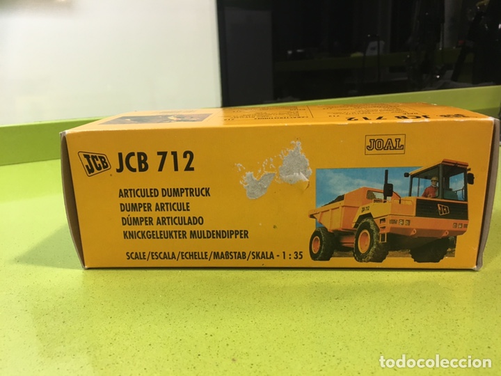 Juguetes antiguos Joal: Dumper JCB 712 Joal, gr&uacute;a - Foto 5