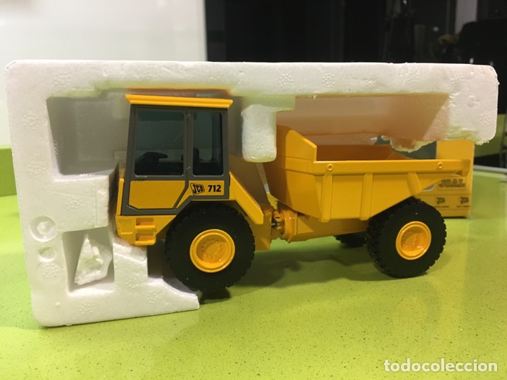 Juguetes antiguos Joal: Dumper JCB 712 Joal, gr&uacute;a - Foto 6