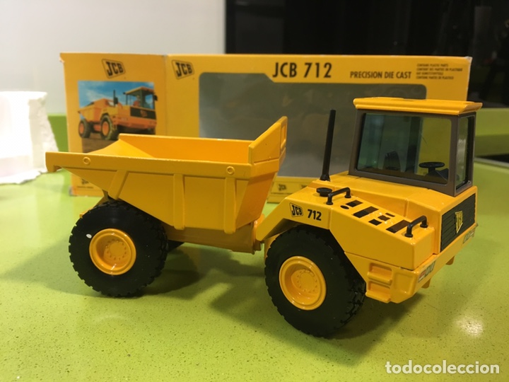 Juguetes antiguos Joal: Dumper JCB 712 Joal, gr&uacute;a - Foto 8