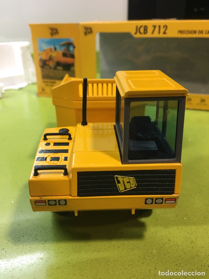 Juguetes antiguos Joal: Dumper JCB 712 Joal, gr&uacute;a - Foto 9