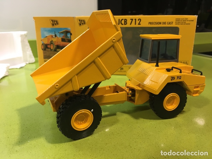 Juguetes antiguos Joal: Dumper JCB 712 Joal, gr&uacute;a - Foto 10