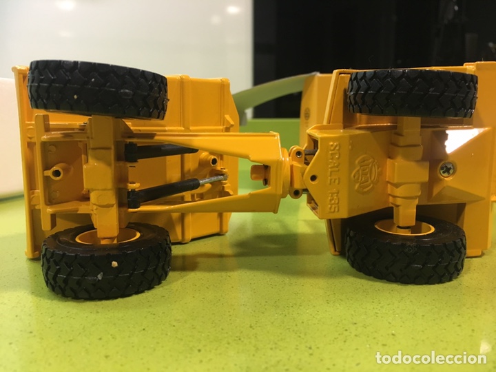 Juguetes antiguos Joal: Dumper JCB 712 Joal, gr&uacute;a - Foto 12