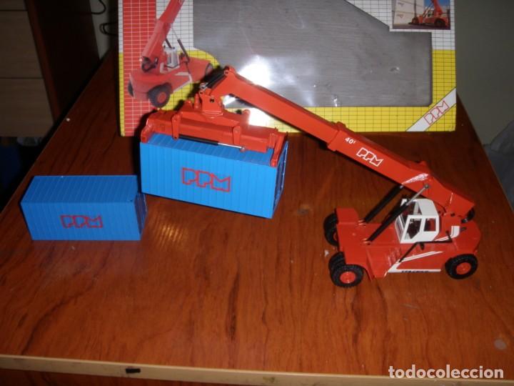 Juguetes antiguos Joal: GRUA JOAL PPM SUPER STACKER CON CAJA - Foto 5