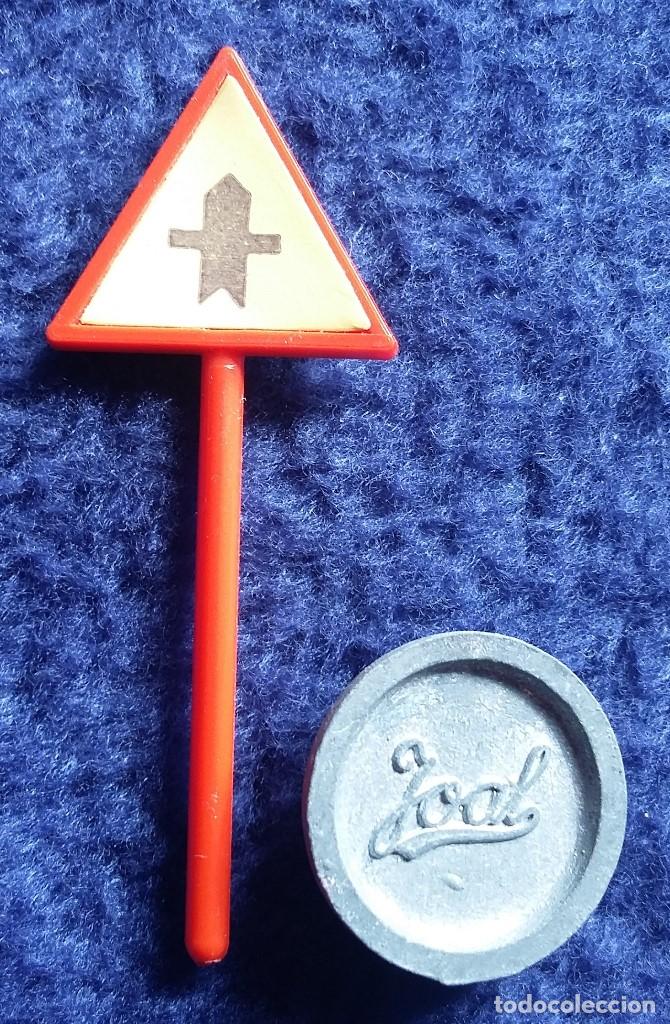 Joal Old Toys: Señal de trafico Joal para maqueta o diorama años 70-80. 4