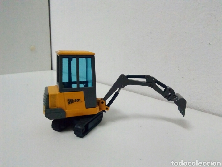 Juguetes antiguos Joal: Mini giratoria jcb 801 joal - Foto 4