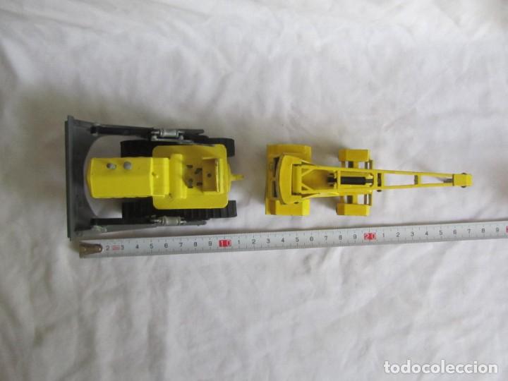 Juguetes antiguos Joal: Bulldozer + Grua de Joal - Foto 2