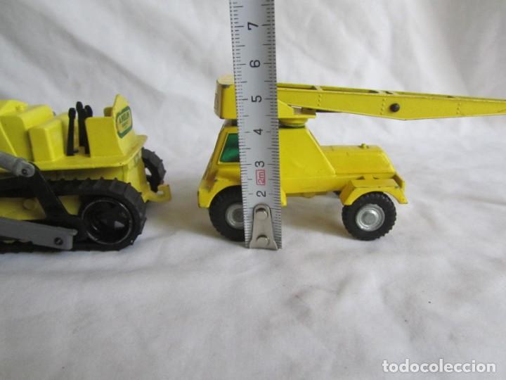 Juguetes antiguos Joal: Bulldozer + Grua de Joal - Foto 3