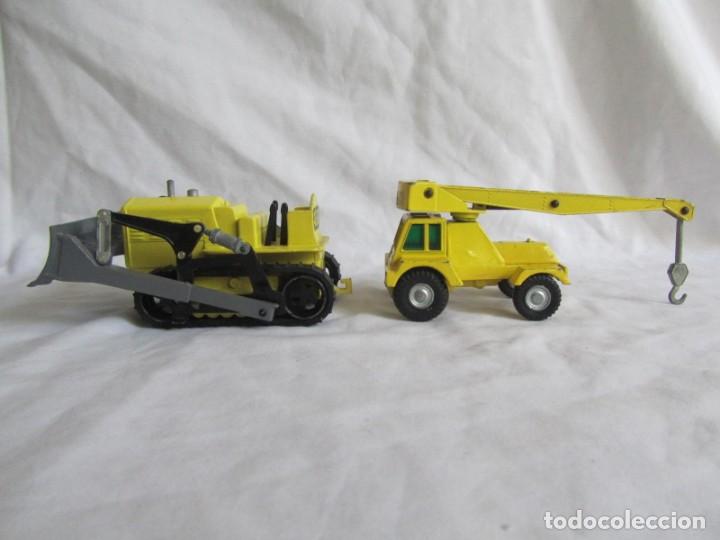 Juguetes antiguos Joal: Bulldozer + Grua de Joal - Foto 5