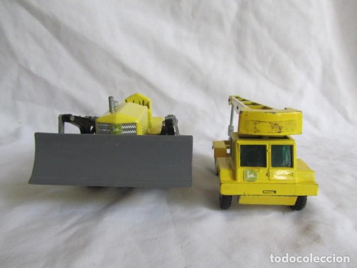Juguetes antiguos Joal: Bulldozer + Grua de Joal - Foto 6