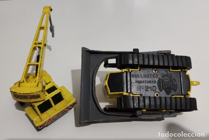 Juguetes antiguos Joal: Excavadora y grua Joal - Foto 2