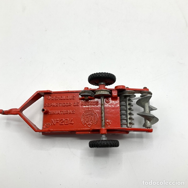 Remorque Épandeur D'Engrais Joal - Vintage 1970's - Échelle 1/43 - Moulée Sous Pression - Rouge