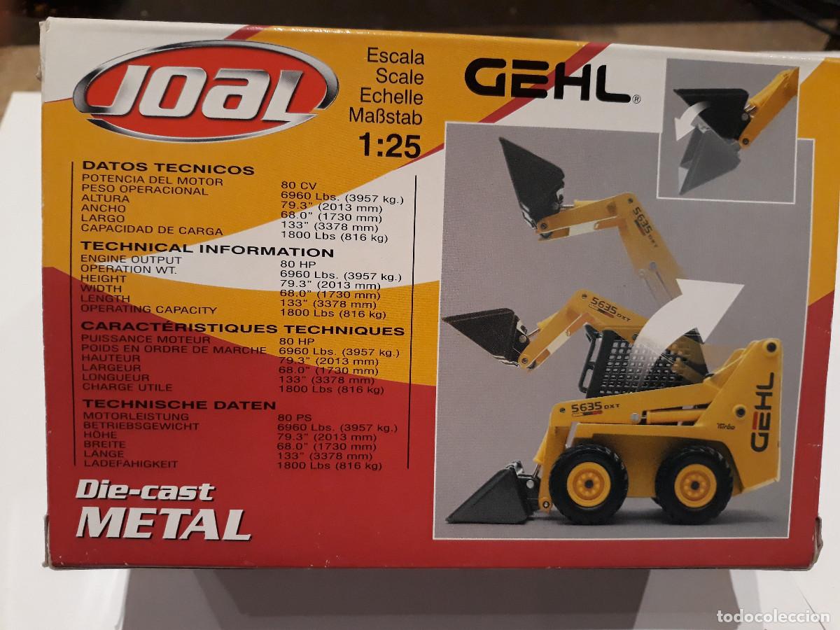 Juguetes antiguos Joal: Mini-Cargadora GEHL 5635 - Foto 4