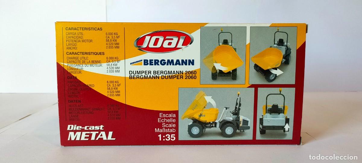 Juguetes antiguos Joal: JOAL Dumper Bergmann 2060 ref. 217 - Foto 3