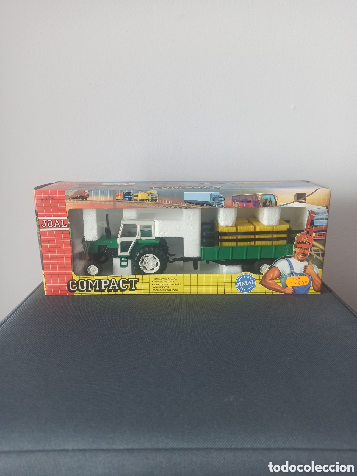Juguetes antiguos Joal: TRACTOR CARGADOR JOAL COMPACT - Foto 1
