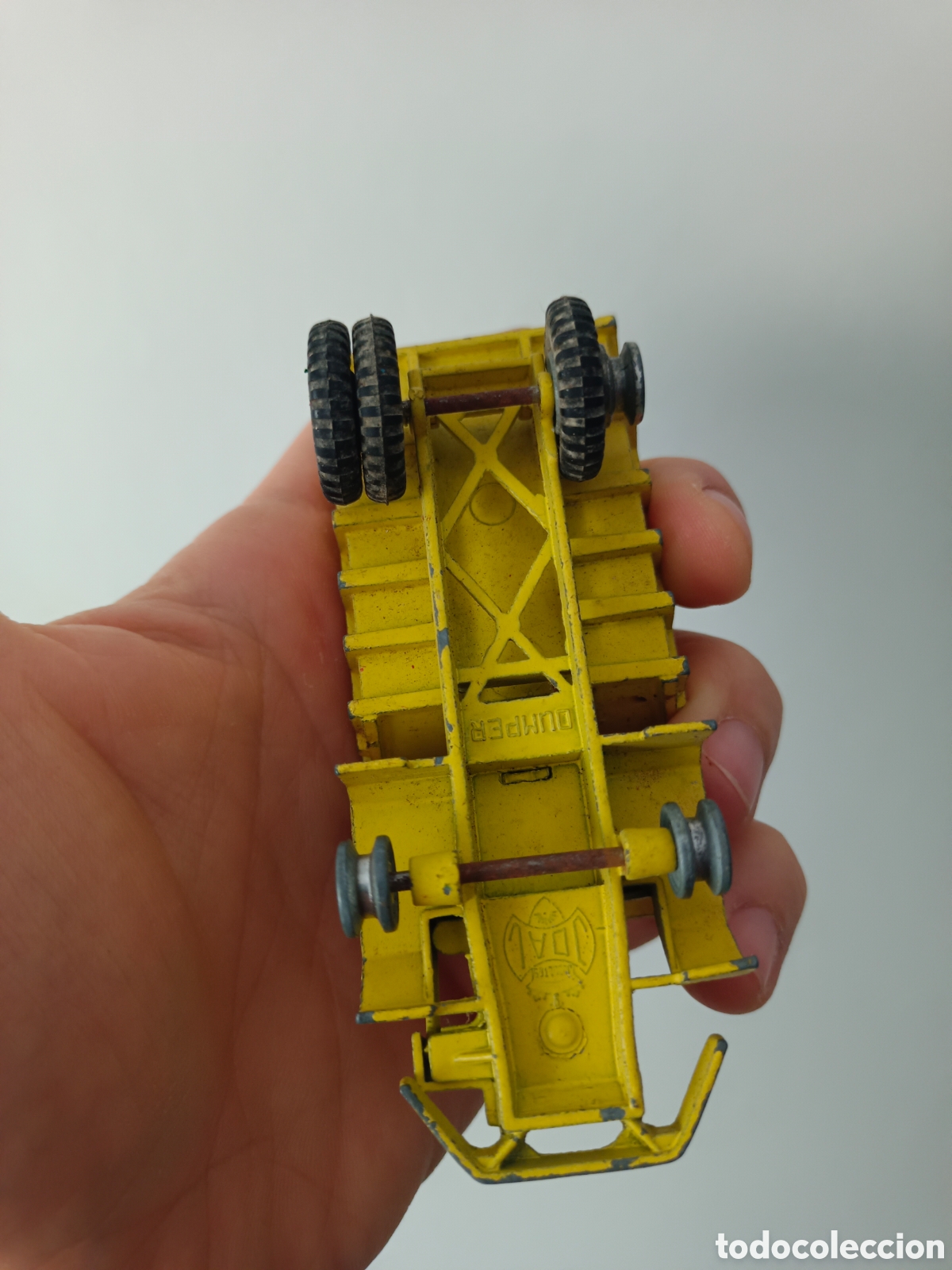 Juguetes antiguos Joal: Antiguo camion volquete dumper joal - Foto 4