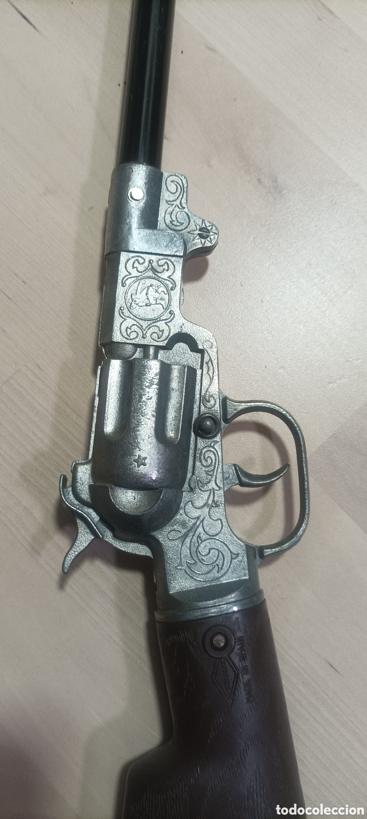 Juguetes antiguos Joal: Replica de rifle de juguete - Foto 3
