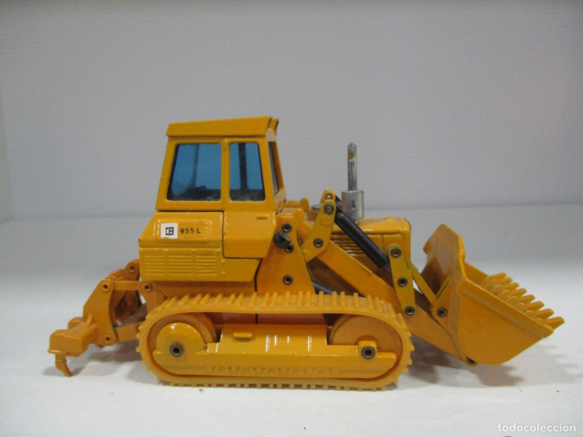 Jouets anciens Joal: VEHICULO INDUSTRIAL JOAL - PALA CARGADORA - TRAXCAVATOR CATERPILLAR REF 213 - PERFECTO ESTADO