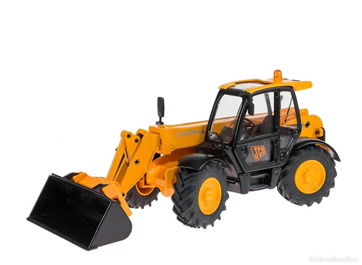 Juguetes antiguos Joal: Cargadora Telesc&oacute;pica JCB 531-70 con Pala / Nueva en su caja original (Escala 1:35) JOAL 214