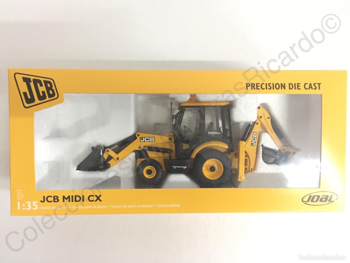 Juguetes antiguos Joal: RetroExcavadora JCB midi CX Sideshift (Joal Ref. 221) Retro excavadora JCB - Escala 1:35 (Nueva)