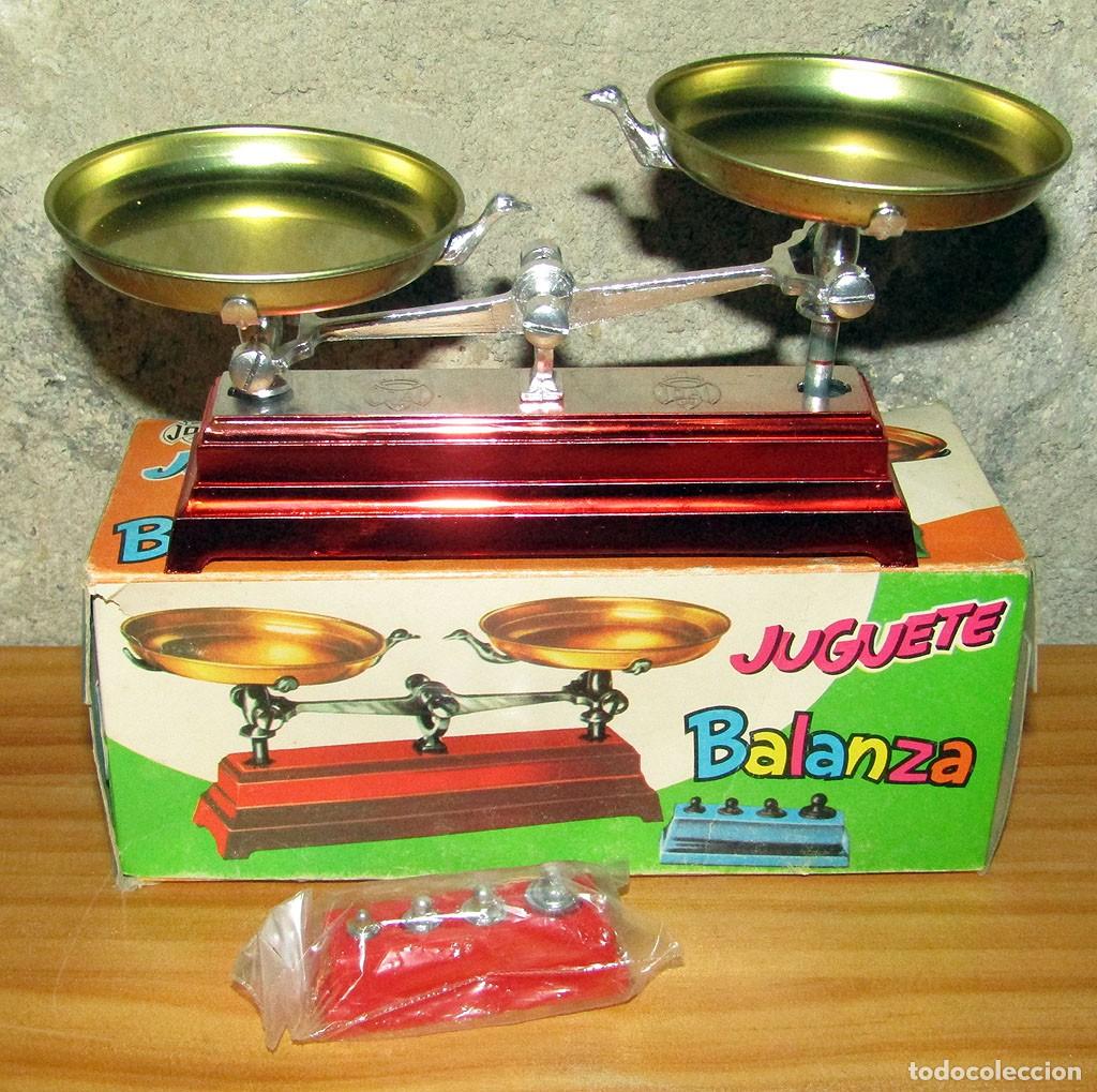 Juguetes antiguos Joal: ANTIGUA BALANZA O PESO JOAL - NUEVA Y EN SU CAJA ORIGINAL - COMPLETA - A&Ntilde;OS 70