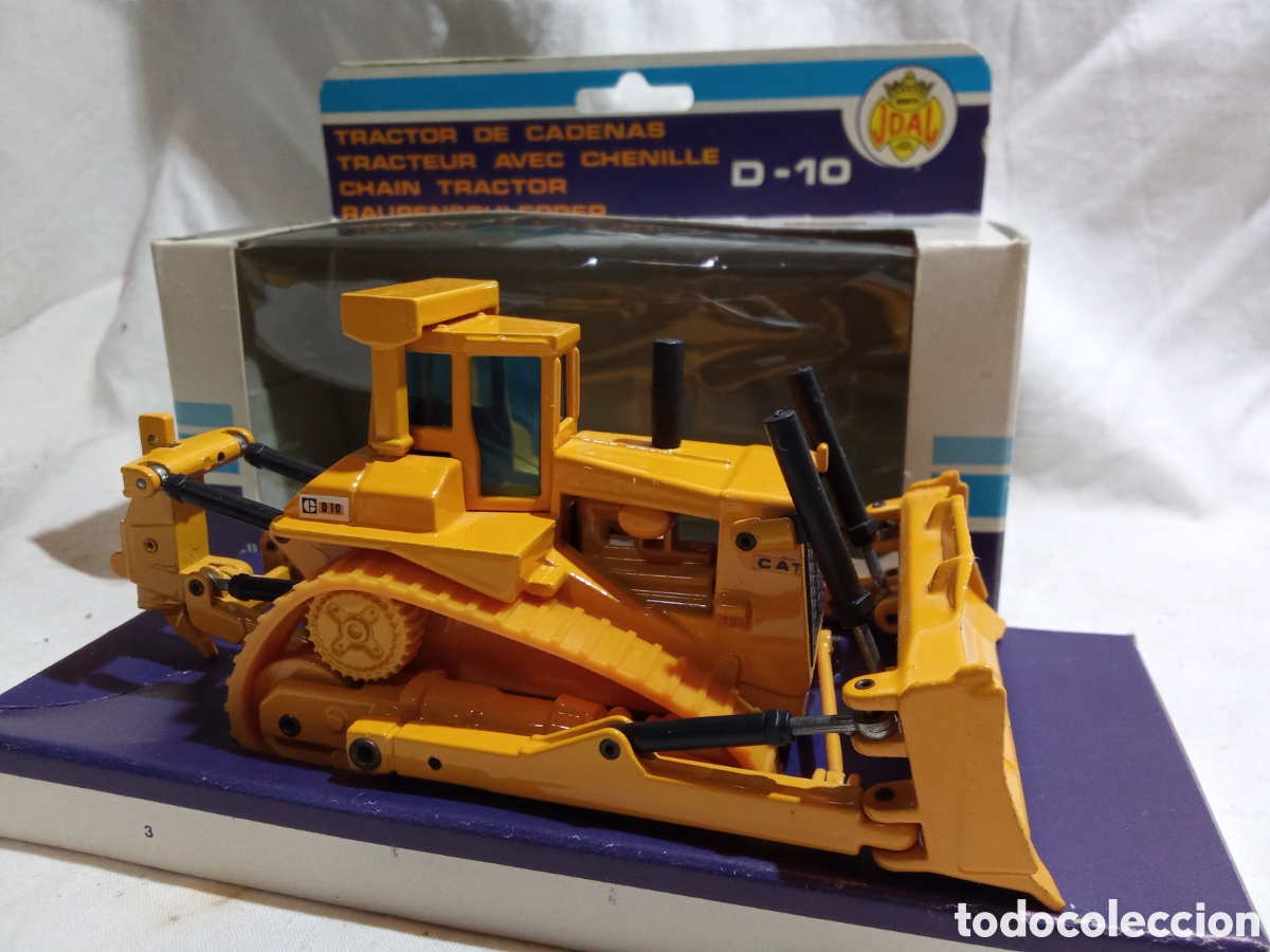 Brinquedos antigos Joal: TRACTOR DE CADENAS D-10 REF. 220 DE JOAL EN CAJA