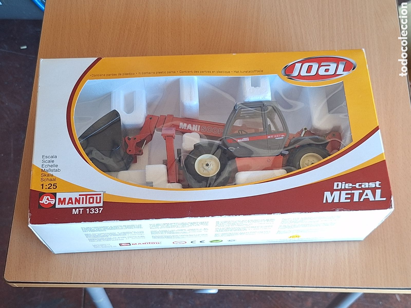 Juguetes antiguos Joal: JOAL Elevadora Telesc&oacute;pica Manitou MT 1337 ref. 283