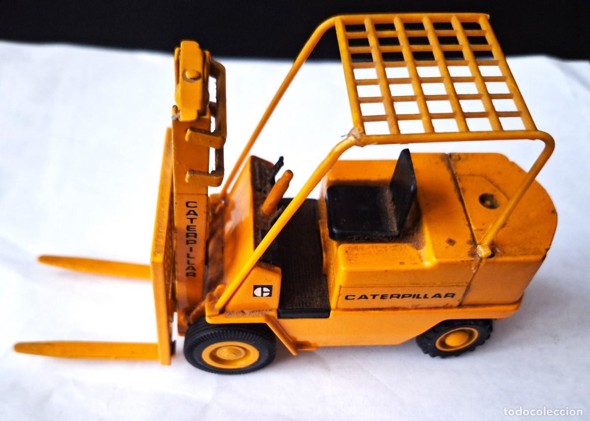 Juguetes antiguos Joal: JOAL - MAQUINA TRACTORA TRANS-PALETS - MARCA CATERPILLAR - ESCALA 1 :50 - A&Ntilde;OS 80 -